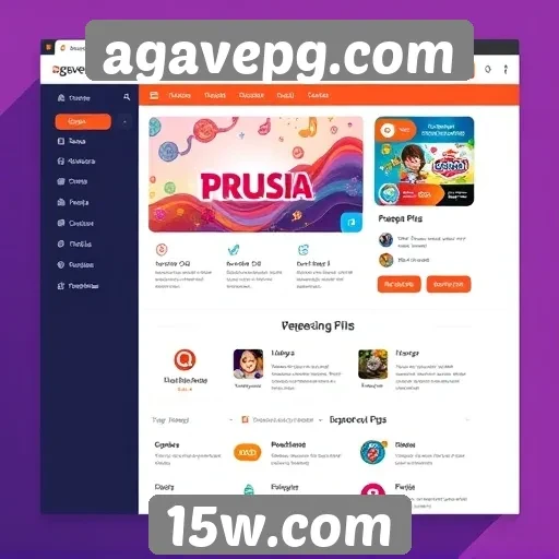Análise da interface do usuário no agavepg.com